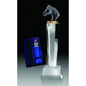 CRYSTAL HORSE IN lined presentation case CRYSTAL HORSE IN lined presentation case